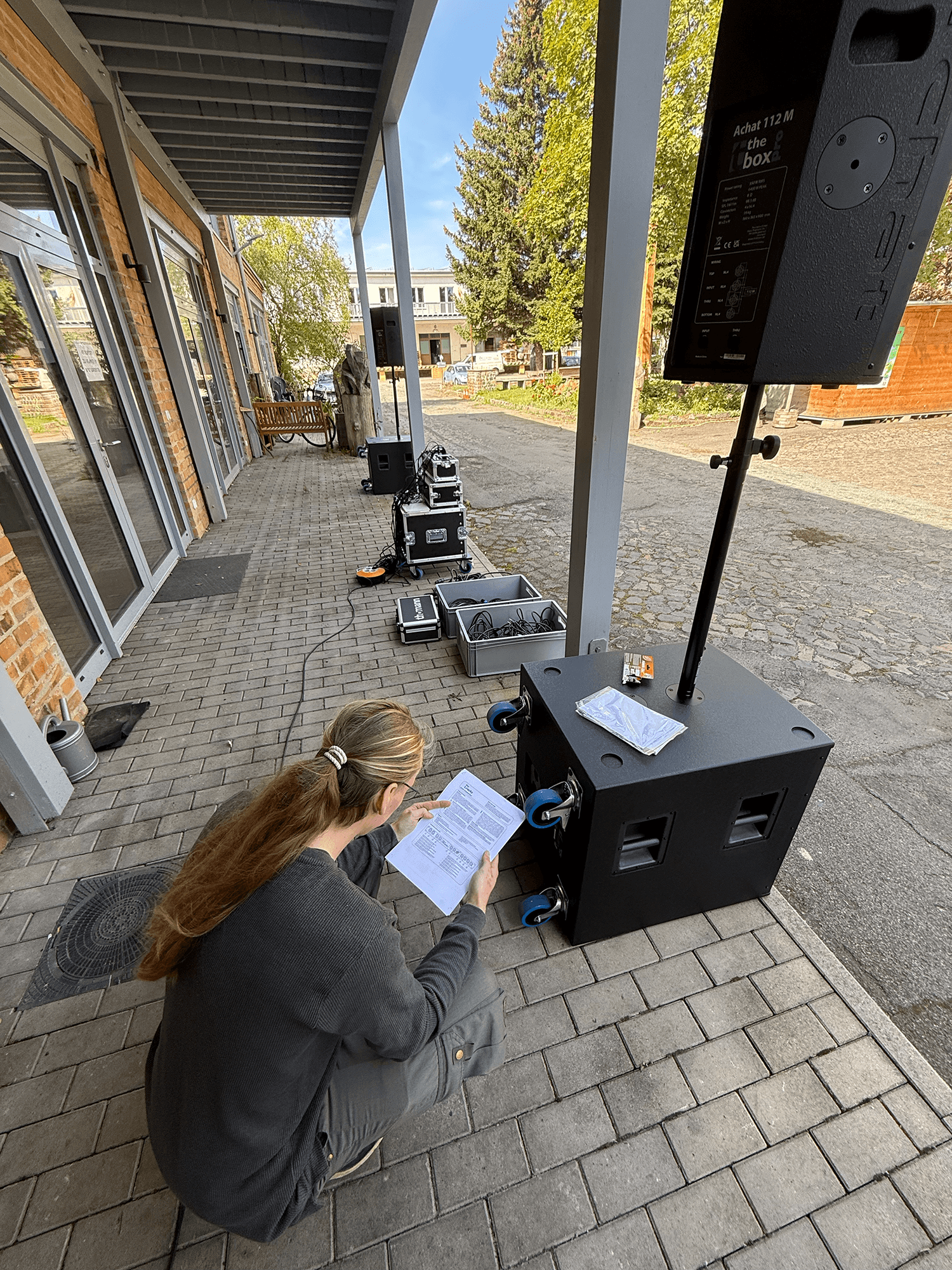 Einrichtung eines Outdoor PA Systems